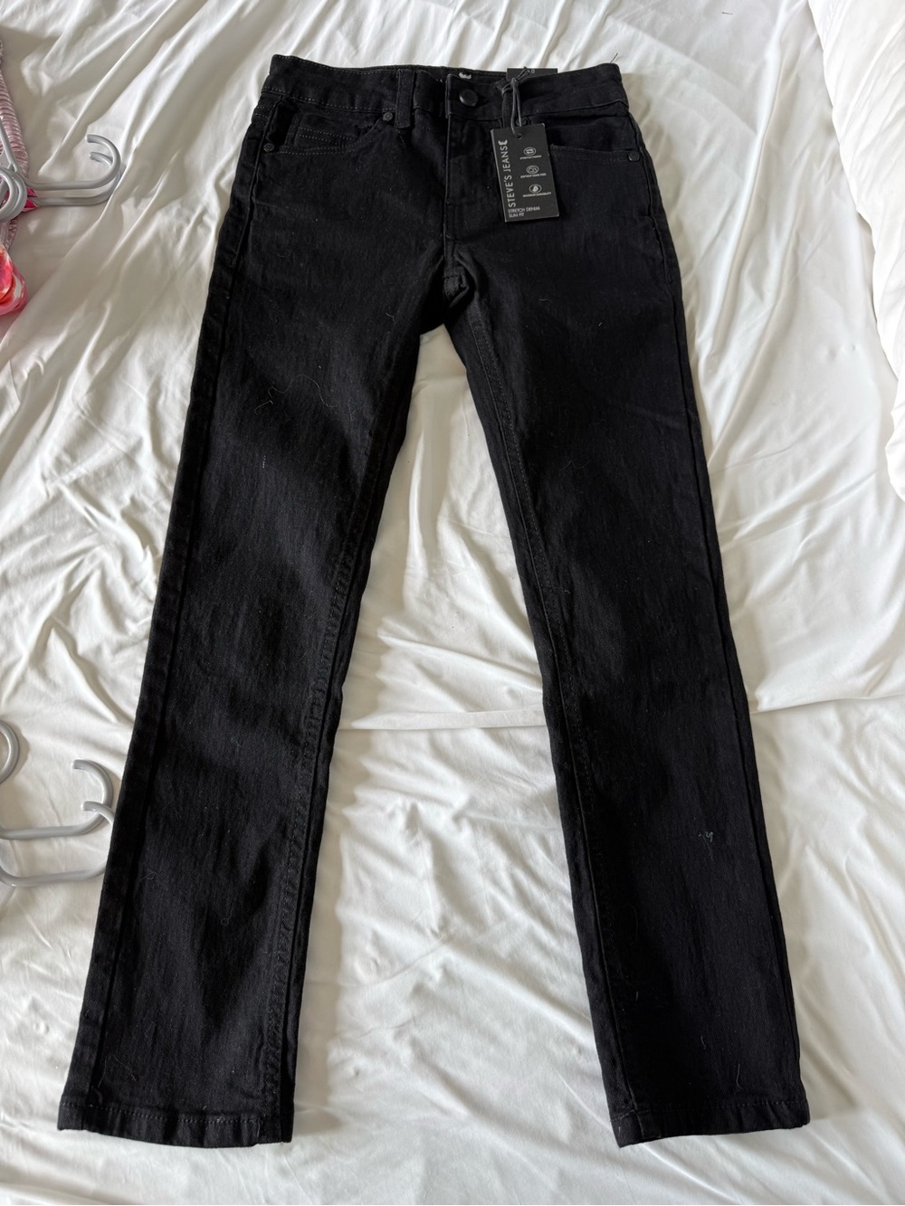 Kids Steve’s Jeans Black Straight-Leg Jeans